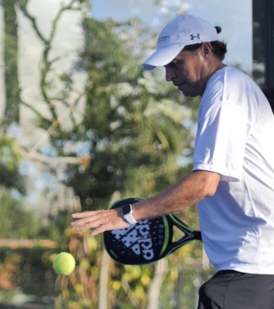 Padel player at Casa de Campo Resort & Villas