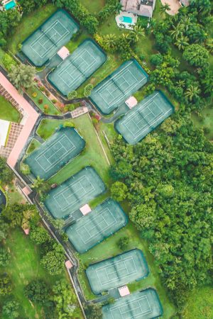 Casa de Campo's tennis courts in the Dominican Republic